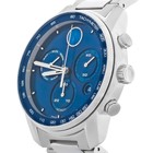 Movado Bold Verso Men s Blue Dial Stainless Chronograph Quartz Watch 3600865