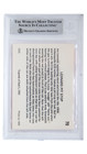 1992 Legendes Of Indy Andy Granatelli  92 Beckett Authentic Autograph
