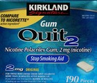 Kirkland Signature Quit 2mg   4mg Quit Smoking Gum Nicotine Polacrilex 150-380ct