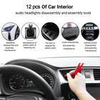 12pcs Car Trim Removal Tool Set Hand Tools Pry Bar Panel Door Interior Clip Kit