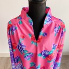 Vintage Granada Pink Floral Nightshirt Kaftan Muumuu Shirt Dress 2x Xxl Usa