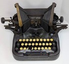 Antique 1900 s Oliver No 9 Batwing Visible Typewriter