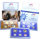 2007-s Us Mint Proof Set   14 Coins   State Quarters   Presidential Dollars
