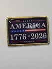 America 1776 - 2026 Patriotic Lapel Pin Small Size 