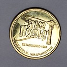 Seattle Space Needle 1962 Souvenir Coin Washington Collectible Travel Token