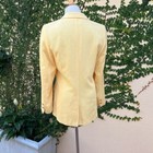 Ruth Young For Basler Bright Yellow Wool Jacket  Blazer