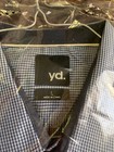 Men s Large Yd Dress Shirt Large Slim Fit Long Sleeve Button Down