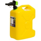 Scepter Smartcontrol Dual Handle Diesel Gas Container Jug  5 Gal  2 Pack  Yellow