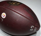 Pittsburgh Steelers Game Used Wilson Nfl Football 10 2 2016 Vs Chiefs Team Coa