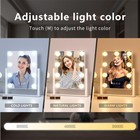Vanity Mirror With Lights  Hollywood Vanity Makeup Mirror With 9 Dimmable Led   