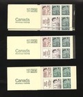 Canada 1967 Bklets  66b  66c  66d   set Of 3    types 1-cf  Description For Info