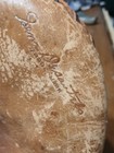 Vintage Wilson Gene Desautels Catcher   s Mitt Baseball Glove Leather Usa Made