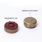 Gse Games   Sports Expert 2-5 16  Bronze Shuffleboard Pucks Set Of 8 Table Acces