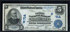 1902 Nantucket  Ma  5 Date Back The Pacific National Bank Pmg Very Fine 30