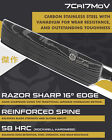 Kessaku 7  Nakiri Cleaver Knife - Samurai Series - Hc Stainless Steel