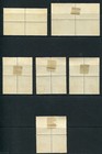 Greece Scott 338-43 Blocks Of 4 - 2 Mnh  2 Mint Hinged Vf Navarino 1927 Cv  758