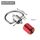 Holdly Hvac Locking Cap Key For R-410a   R-22 Refrigerant     Multi Silver 