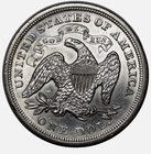 1872 Seated Liberty Dollar  Scarcer This Nice Choice Au   Silver 