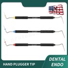 Dental Root Canal Endo Hand Plugger Fill Instrument Niti Tip Obturation System