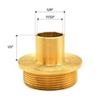 Big Horn 19665 5 8 Inch Brass Router Template Guide Replaces Porter Cable 42045