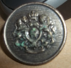 Fancy Button Lot Of 6 -  Mixed Metals  - Vintage