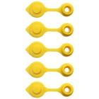 5 Yellow Replacement Vent Caps Fits Craftsman Gas Can Fuel Jug Plug