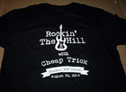 Cheap Trick August 30 2014 Illinois Private Concert T-shirt Adult Size Xl   new 