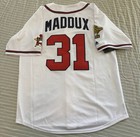 Nwt Greg Maddux Atlanta Braves 1995 World Series Home White Jersey Men s