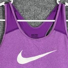 Nike Pro Dri-fit Tank Top Large Purple Racerback Sleeveless Workout Shirt Women