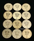 Lot Of Twelve Commemorative Coins Of Poland - Polish Historic Cities  mint 
