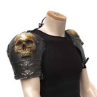 18 Guage Steel Helmet Medieval Knight Black Gothic Sallet Helmet Bevor