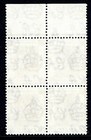 China 1938 Hong Kong 1   Brown Kgvi Sc 154 Perf 14x14 Block Mnh O414