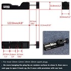 Universal Spark Plug Gap Gapping Tool With 32 Blade Feeler Black feeler Gauge