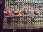 Vintage Schilling Cake Decors Bottles 2oz Lot  4   Very Good  Vintage Condition