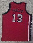Reebok Usa Basketball Tim Duncan  13 Jersey Red blue white Size 52