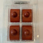 4 Classy Clamps Wooden Quilt Display Dark Brown Wall Hangers 2    X 1 25   