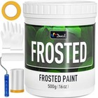 Frosted Glass Paint For Window Privacy Waterproof Uv Resistant 16oz Kit