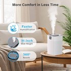 Humidificador De 4 Litros Para Dormitorio  Humidificador De Vapor Fr  o Para Habi