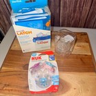 Munchkin Nuk Dr  Brown s Baby Bundle 6-18m Pacifiers Sterilizer Bags Feeders
