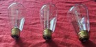 Antique Mazda Edison Style Filament Light Bulbs Lot 3 Vintage 5  E26 