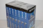 Sony T-120vl Premium Grade Vhs Blank Video Tapes 6 Hour 7 Pack New Sealed