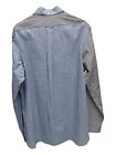 Polo Ralph Lauren Long Sleeve Dress Shirt Blue Stripe Check Classic Stretch  98