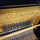 1974 Yamaha U3 Polished Ebony Upright Piano   52  Made In Japan   Matching Bench