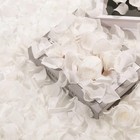 3oz Dried White Rose Petals For Weddings  Bridal Showers  Engagements   Crafts