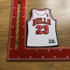Chicago Basketball Jersey White Sneakerhead Embroidered Patch Iron On  4  X 3  