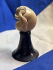 Netsuke Carved Resin Mfa Museum Of Fine Arts See Hear Speak No Evil Monkey Ball 