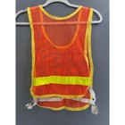 Nathan Performance Gear Streak Reflective Running Vest Orange Yellow Mesh Pocket