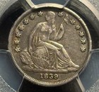 1839-o Seated Liberty Dime  No Drapery     Pcgs Xf40 Original Surfaces      Pre-cac