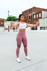 Women Seamless Leggings Gym Push Up High Waist Yoga Pants Exercise S m l