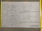 Lot 4 Vintage Architectural Blueprints Home Residence Marietta Georgia 24x36   